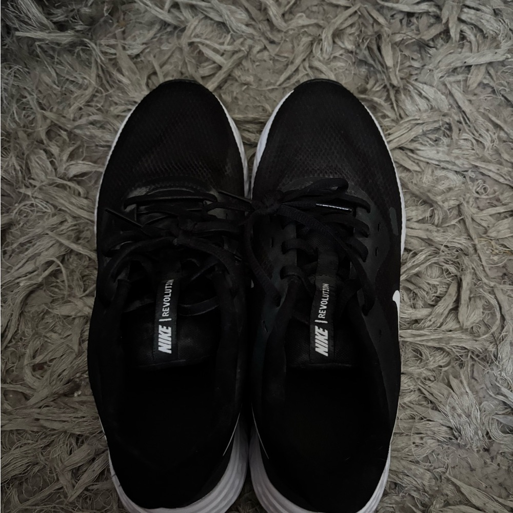 Nike Black and White Athletic Shoes